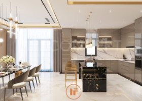 Gạch granite vân đá nội thất Aquacity sang trọng